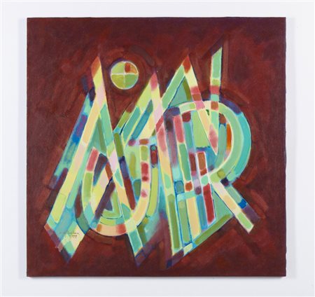 BURHAN SAMI (n. 1929) - OMAGGIO A BRUNO MUNARI.