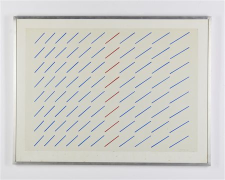 NIGRO MARIO (1917 - 1992) - SENZA TITOLO (CICLO TEMPO TOTALE).