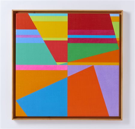 DE LUCA PINO (n. 1939) - NEL GIARDINO DELLA GEOMETRIA.