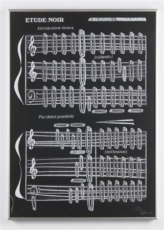 ORI LUCIANO (1928 - 2007) - ETUDE NOIR 4 EL PUPO- NINNA NANNA.