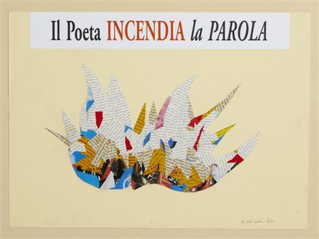 MICCINI EUGENIO (1925 - 2007) - IL POETA INCENDIA LA PAROLA.