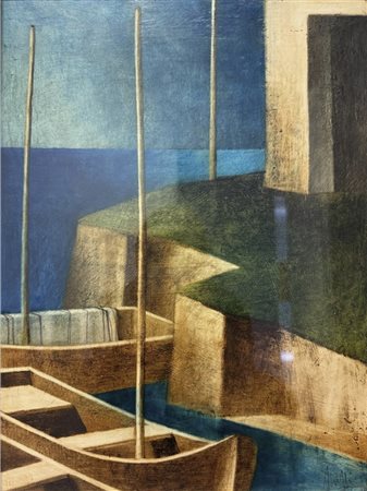 SCUFFI MARCELLO (1948 - 2021) - MARINA RICORDO DI UN MARE.