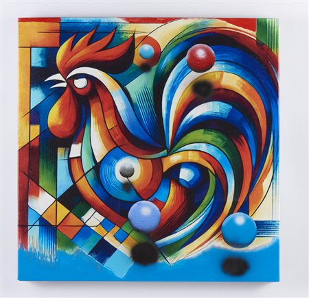 CHIESA RENATO NATALE (n. 1947) - GALLO.