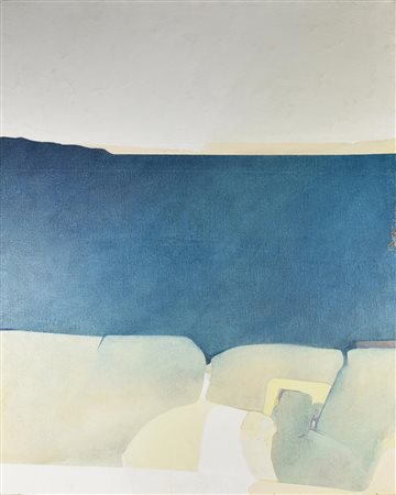 Alberto Garutti (1948 - 2023) SENZA TITOLO, 1970 olio su tela, cm 150x120...