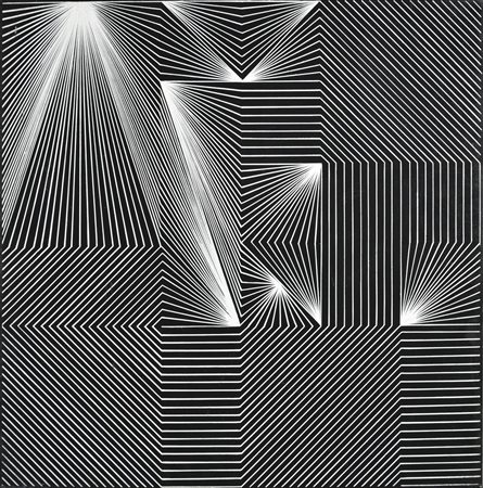 Alvaro Monnini (1922 - 1987) SENZA TITOLO, 1977 olio su tela applicata su...