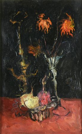 Piero Sadun (attr.) SENZA TITOLO olio su...