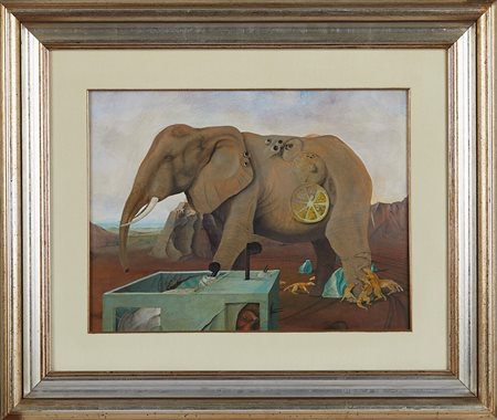 Stefano Cappelletti  
"Senza titolo" 
Tecnica mista su carta Cm 29x38