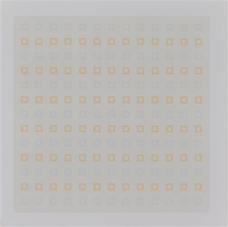 Antonio Calderara (Abbiate Grasso, 28/10/1903 - Vacciago, 28/06/1978) 
 "Senza titolo" 
Serigrafia a colori su carta Cm 33x33