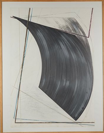 Pietro Coletta (Bari, 02/12/1948 - ) 
"Senza titolo" 
Tecnica mista su carta Cm 100x70