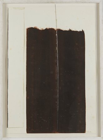 Elisabeth Holtz (Merano, 1962 - ) 
"Senza Titolo" 1990
Tecnica mista e collage su carta Cm 75x50