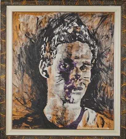 Andrea Saltini (Carpi, 04/05/1974 - )  "Il gatto del Gatto e la Volpe Menzogna" Inchiostri e acrilici su legno 