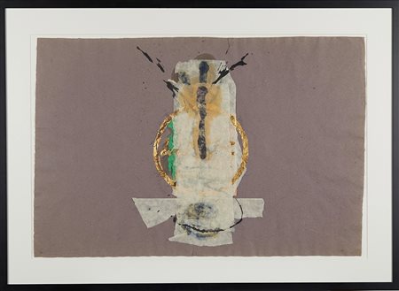 Luciano Bartolini (Fiesole, 23/07/1948 - 1994) 
"Senza titolo" 
Tecnica mista su carta  Cm 50x70