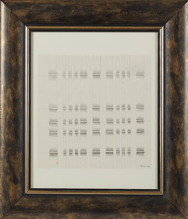 Ennio Finzi (Venezia, 1931 - Mestre, 2024) 
"Senza titolo" 
Disegno su carta Cm 22,5x22