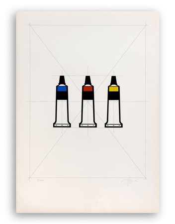 TINO STEFANONI (1937-2017) - Tubetti di colore