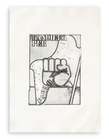 GIÒ POMODORO (1930-2002) - Bandiera per Pablo, 1971