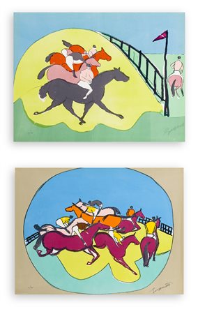 GIUSEPPE CESETTI (1902-1990) - Lotto unico di 2 litografie