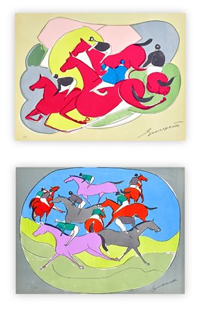 GIUSEPPE CESETTI (1902-1990) - Lotto unico di 2 litografie