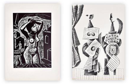 ADOLFO SAPORETTI (1910-1974) - Lotto unico di 2 opere