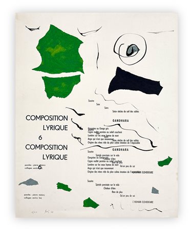 ENRICO BAJ (1927-2003) - Composition lyrique 6, 1957