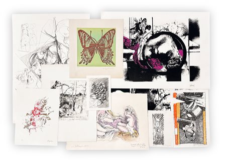 AUTORI VARI - Lotto unico di 17 opere