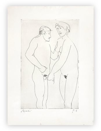 GIACOMO MANZÙ (1908-1991) - Senza Titolo