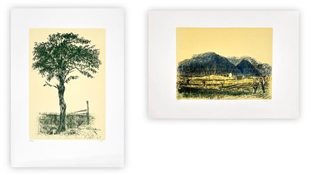 ALBERTO ZIVERI (1908-1990) - Lotto unico composto da 2 litografie