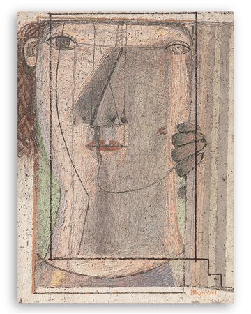 ANTONIO MIGNOZZI (1942) - Figura alla finestra