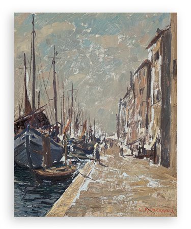 LUIGI RONCAGLIA (1915-1978) - Chioggia, 1955