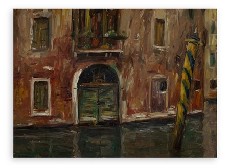 LUIGI RONCAGLIA (1915-1978) - Canale Veneziano, 1948
