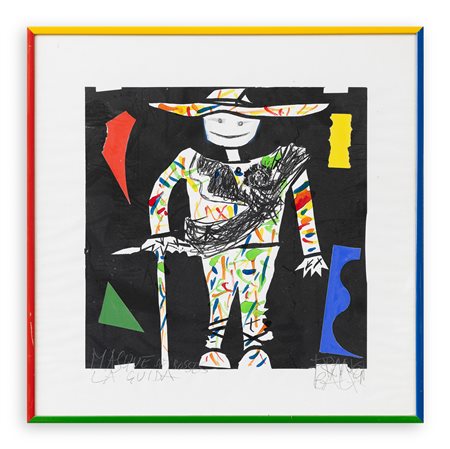 FRANCO BALAN (1934-2013) - Masque de bosses. La guida, 1989