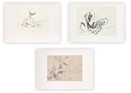 MARCEL JEAN (1900-1994) - Lotto unico di 3 opere