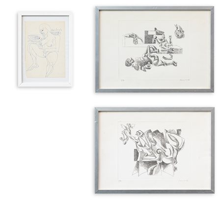 VITTORIO BASAGLIA (1936-2005) - Lotto unico di 3 opere