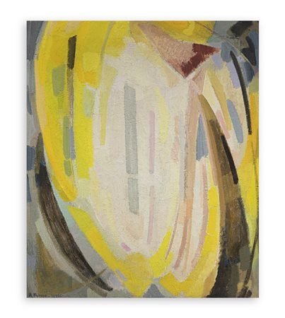 ROSANNA FIORINO (1926) - Sipario visitato con giallo, 1980