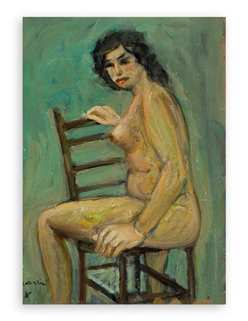 ALFREDO CATARSINI (1899-1993) - La modella, 1957
