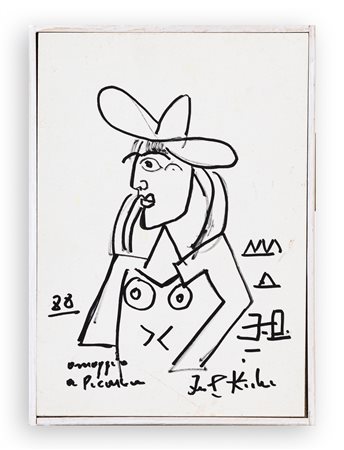 IBRAHIM KODRA (1918-2006) - Senza Titolo, 1988