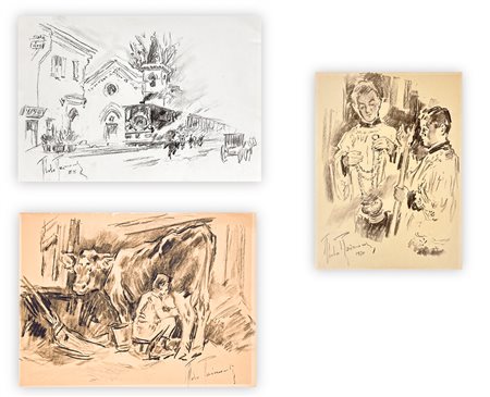 ALDO RAIMONDI (1902-1998) - Lotto unico composto da 3 opere 