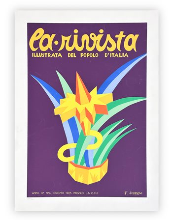 FORTUNATO DEPERO (D'APRÈS) - La rivista illustrata del Popolo d'Italia