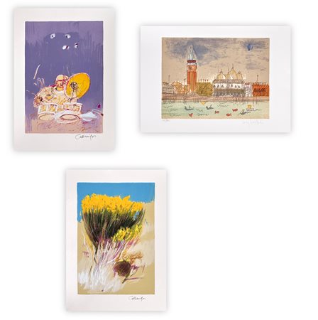 AUTORI VARI (CAZZANIGA, GIOVAGNOLI) - Lotto unico composto da 3 opere: