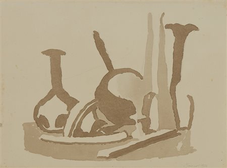 MORANDI GIORGIO (1890 - 1964) - NATURA MORTA.