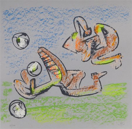 MATTA ROBERTO SEBASTIÁN ANTONIO (1911 - 2002) - SENZA TITOLO (MUSIK FOOT).