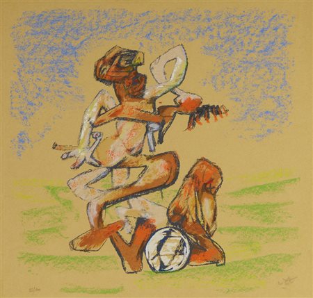 MATTA ROBERTO SEBASTIÁN ANTONIO (1911 - 2002) - SENZA TITOLO (MUSIK FOOT).