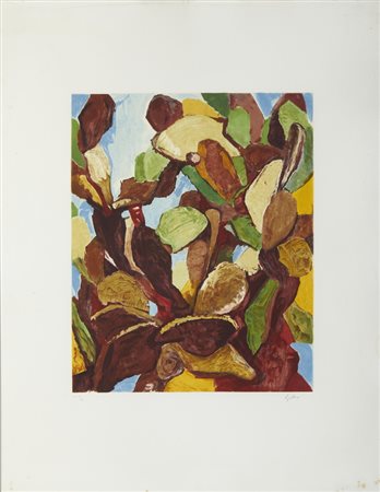 GUTTUSO RENATO (1912 - 1987) - CACTUS.