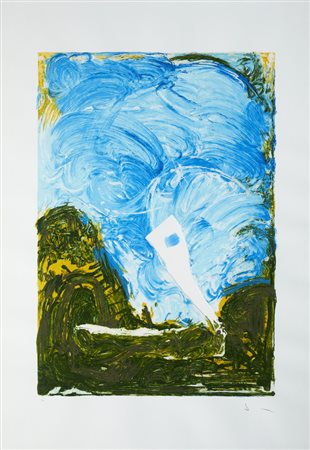 SCHIFANO MARIO (1934 - 1998) - CIELO ALTO.