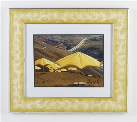 CHRISTO' (n. 1935) & JEANNE-CLAUDE (1935 - 2009) - THE UMBRELLAS.