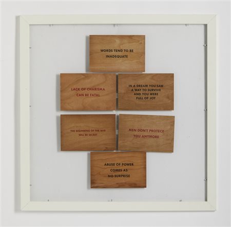 HOLZER JENNY (n. 1950) - TRUISMS.