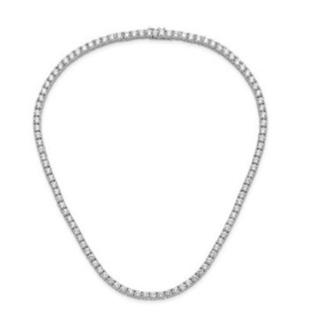 COLLANA IN ORO TIPO TENNIS CON DIAMANTI LAB GROWN 26,6 GRAMMI - 214/W CLASSIC