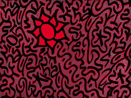 LITTLE ANGEL (LA2) ANGEL ORTIZ New York 1967Senza titolospray e marker su...