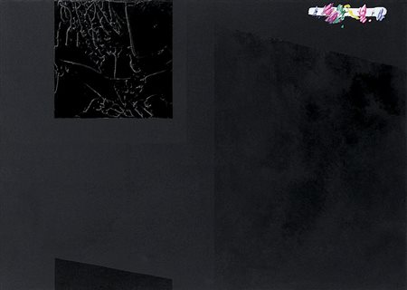 FINZI ENNIO Venezia 1931Neroiride, 1987olio su tela cm. 50x70, firma, titolo...