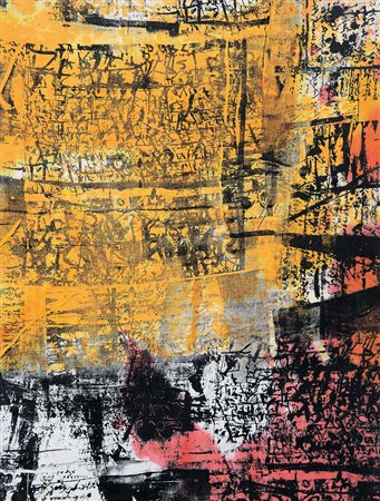 CELIBERTI GIORGIO Udine 19/11/1929Mercato indiano, 1993-1995affresco su tela...