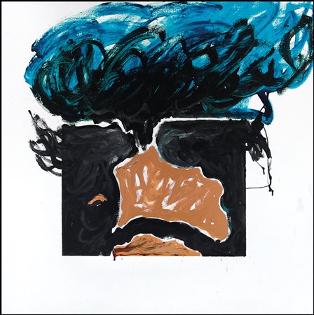 SCHIFANO MARIO Homs (Libia) 1934 - Roma 26/01/1998Senza titolo, 1990smalto su...